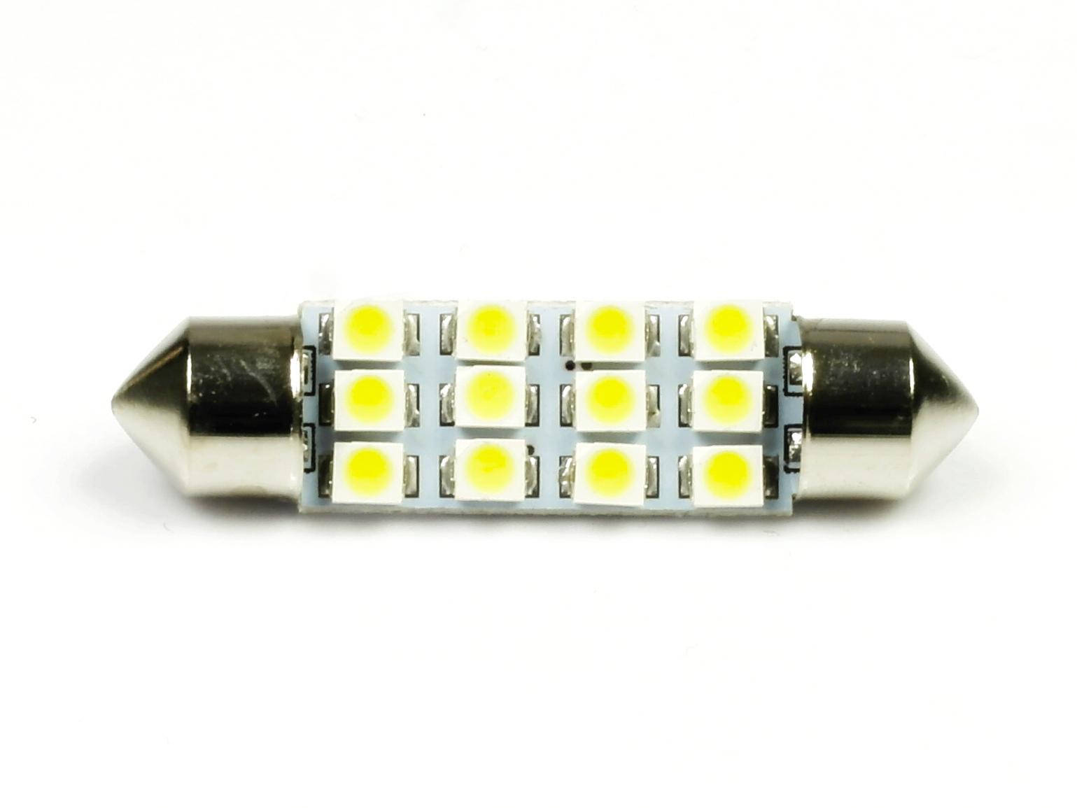 Interlook LED auto žárovka LED C5W 12 SMD 1210 39mm